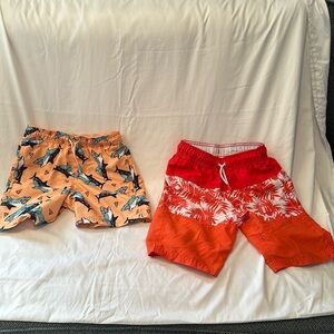 Bundle 2 Cat & Jack Boys Bathing shorts size 8-10
